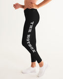 THB Varsity - Black Women's Yoga Pants