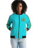 LOUD Tia Blue Women's Bomber Jacket