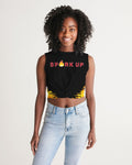 Spark Up - Black Women's Twist-Front Tank