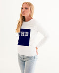 THB Varsity - Navy Women's Graphic Sweatshirt