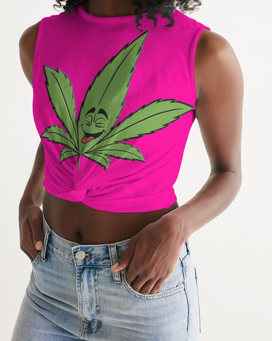 LOUD Patty Pink Women's Twist-Front Tank