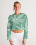 THB Varsity- Mint Women's Cropped Sweatshirt