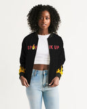 Spark Up - Black Women's Bomber Jacket