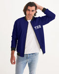 THB Varsity - Navy Men's Bomber Jacket