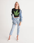 LOUD Women's Twist-Front Cropped Tee