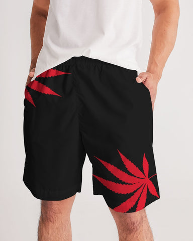 WDGAF - Red Men's Jogger Shorts