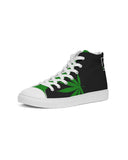 WDGAF - Green Women's Hightop Canvas Shoe