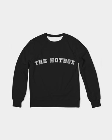 THB Varsity - Black Men's Classic French Terry Crewneck Pullover