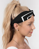 BLK w/ Red Trees Twist Knot Headband Set