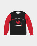 WDGAF - Red Men's Classic French Terry Crewneck Pullover