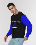 WDGAF - Blue Men's Classic French Terry Crewneck Pullover