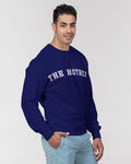 THB Varsity - Navy Men's Classic French Terry Crewneck Pullover