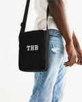 THB Varsity - Black Messenger Pouch