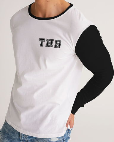 THB Varsity - Black Men's Long Sleeve Tee