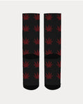 BLK w/ Red Trees Men's Socks