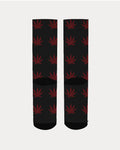 BLK w/ Red Trees Men's Socks
