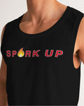 Spark Up - Black Men's Sports Tank
