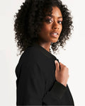 THB Varsity - Black Women's Bomber Jacket