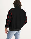 BLK w/ Red Trees Men's Bomber Jacket