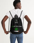 WDGAF - Green Canvas Drawstring Bag