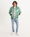 THB Varsity- Mint Men's Bomber Jacket