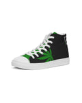 WDGAF - Green Men's Hightop Canvas Shoe