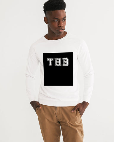 THB Varsity - Black Men's Graphic Sweatshirt