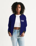 THB Varsity - Navy Women's Bomber Jacket