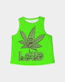 LOUD Liya Green Women's Cropped Tank