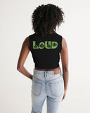 LOUD Women's Twist-Front Tank