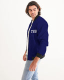 THB Varsity - Navy Men's Bomber Jacket
