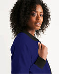 THB Varsity - Navy Women's Bomber Jacket