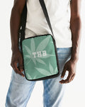 THB Varsity- Mint Messenger Pouch