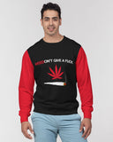 WDGAF - Red Men's Classic French Terry Crewneck Pullover