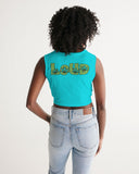 LOUD Tia Blue Women's Twist-Front Tank