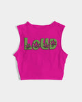 LOUD Patty Pink Women's Twist-Front Tank