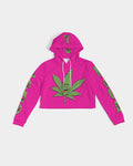 LOUD Patty Pink Women's Cropped Hoodie