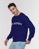 THB Varsity - Navy Men's Classic French Terry Crewneck Pullover