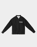THB Varsity - Black Women's Bomber Jacket