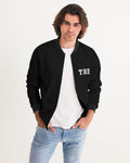 THB Varsity - Black Men's Bomber Jacket