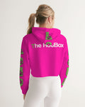 LOUD Patty Pink Women's Cropped Hoodie