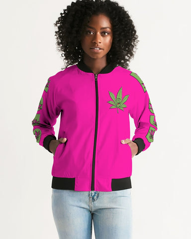 LOUD Patty Pink Women's Bomber Jacket