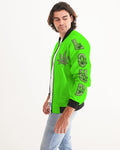 LOUD Liya Green Men's Bomber Jacket