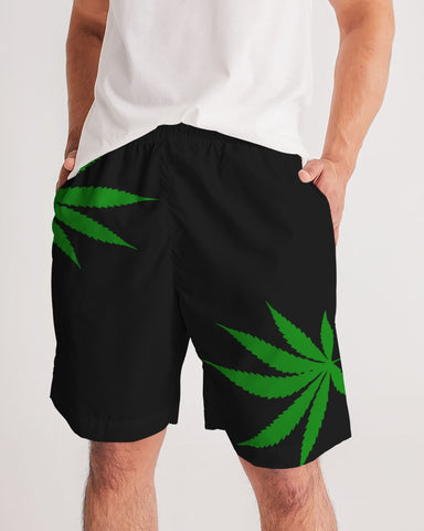 WDGAF - Green Men's Jogger Shorts