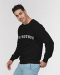 THB Varsity - Black Men's Classic French Terry Crewneck Pullover