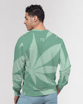 THB Varsity- Mint Men's Classic French Terry Crewneck Pullover