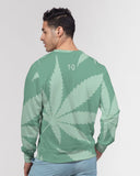THB Varsity- Mint Men's Classic French Terry Crewneck Pullover