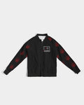 BLK w/ Red Trees Women's Bomber Jacket