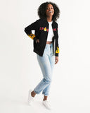 Spark Up - Black Women's Bomber Jacket
