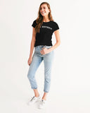 THB Varsity - Black Women's Tee